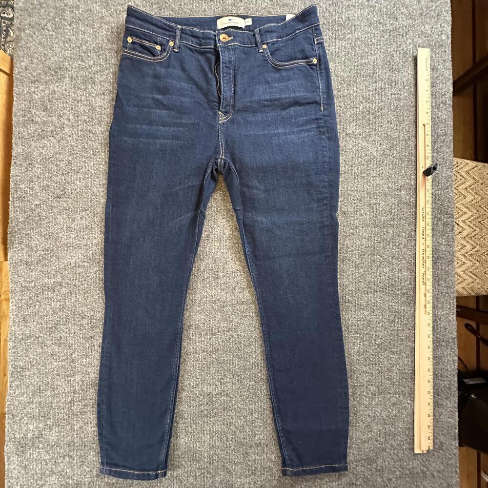 Vineyard Vines High Rise Skinny Jeans Women's 32 Stretch Denim Blue